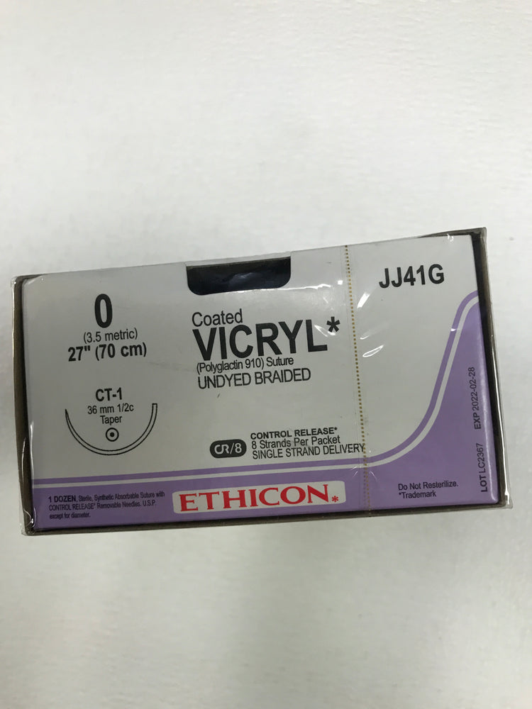 
                  
                    Ethicon Coated Vicryl (Undyed Braided) Sutures 2/0
                  
                