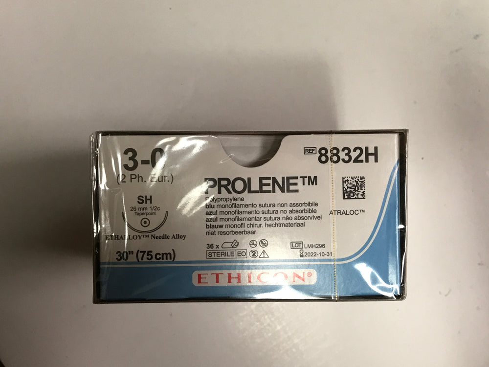 
                  
                    Ethicon Prolene (Polypropylene) Sutures
                  
                