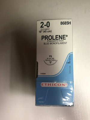 
                  
                    Ethicon Prolene (Polypropylene) Sutures
                  
                