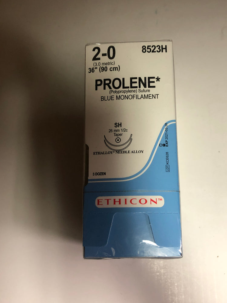 
                  
                    Ethicon Prolene (Polypropylene) Sutures
                  
                