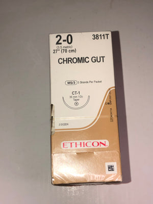 
                  
                    Ethicon Chromic Gut Sutures
                  
                