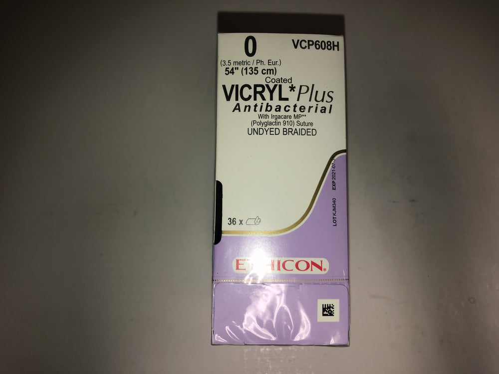 
                  
                    Copy of Ethicon Coated Vicryl (Undyed Braided) Sutures 3/0
                  
                