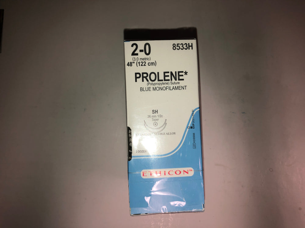 
                  
                    Ethicon Prolene (Polypropylene) Sutures
                  
                
