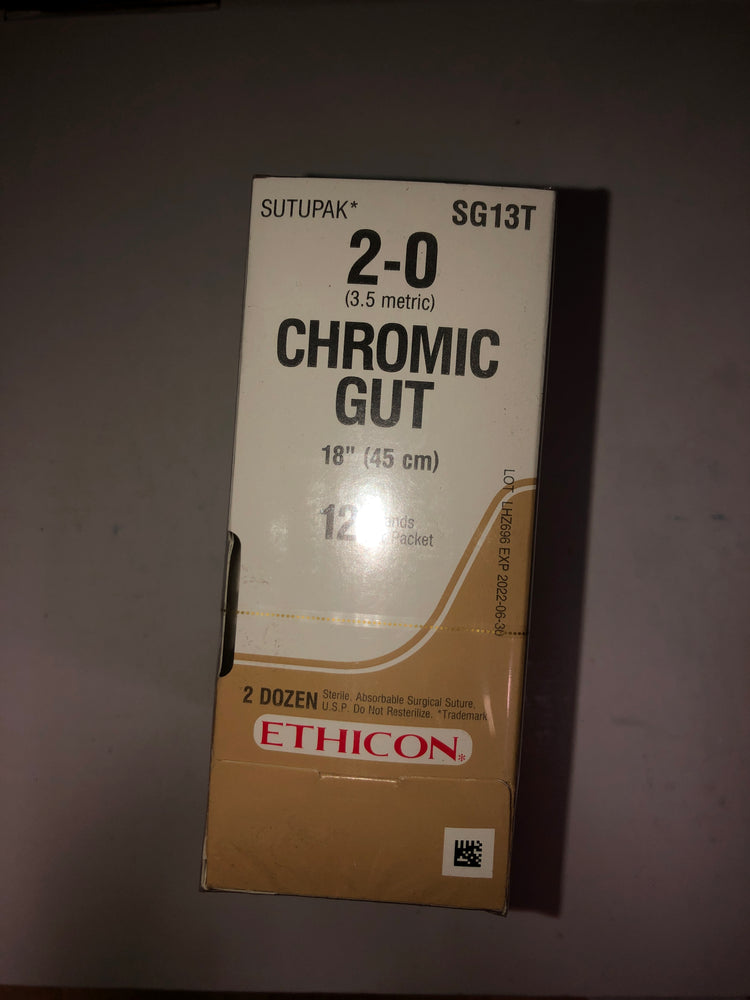 
                  
                    Ethicon Chromic Gut Sutures
                  
                