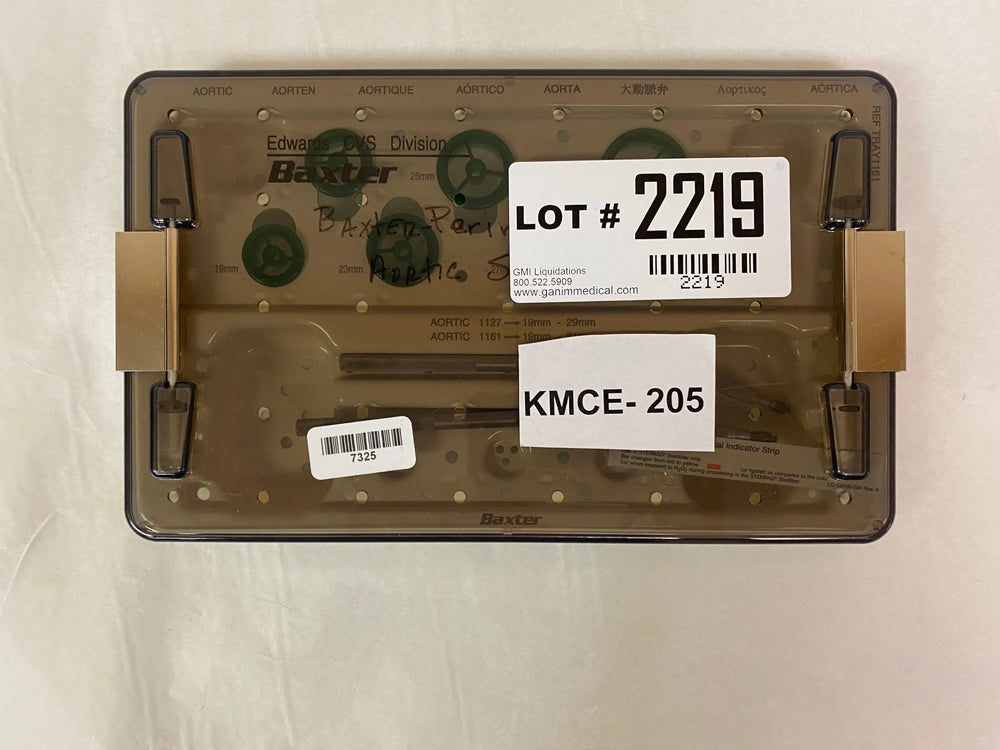 
                  
                    Baxter-Edwards Perimount Aortic Valve Tissue Sizers Tray 1161 19-31mm | KMCE-205
                  
                