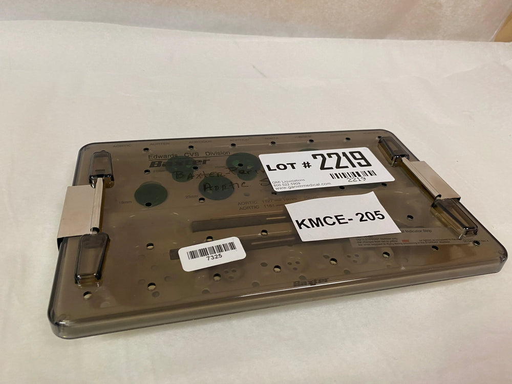 
                  
                    Baxter-Edwards Perimount Aortic Valve Tissue Sizers Tray 1161 19-31mm | KMCE-205
                  
                