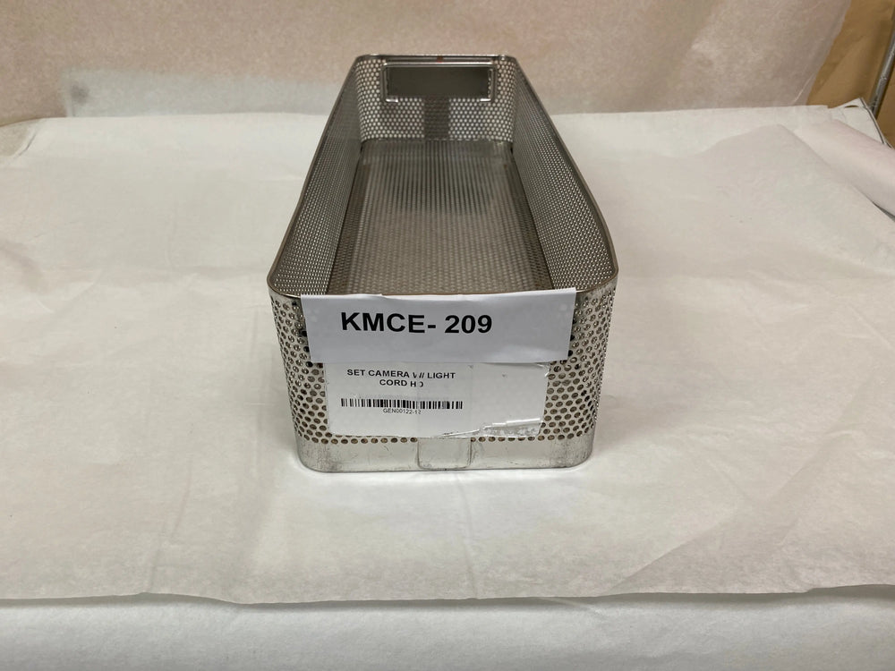 
                  
                    Long 19" Rectangular Metal Tray with Handles, Light Cord Tray | KMCE-209
                  
                