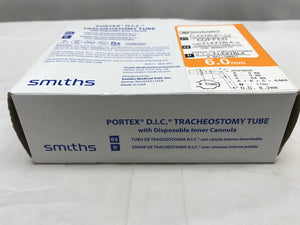 
                  
                    PORTEX D.I.C. Tracheostomy Tubes (6.0mm)
                  
                