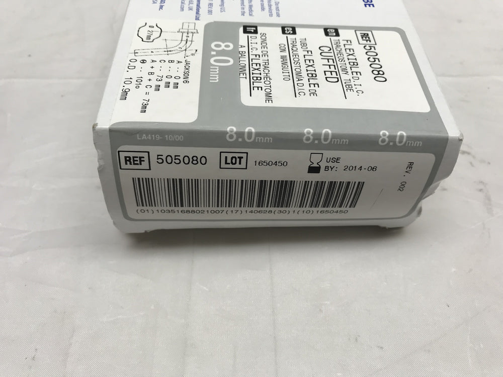 
                  
                    PORTEX D.I.C. Tracheostomy Tubes (8.0mm)
                  
                