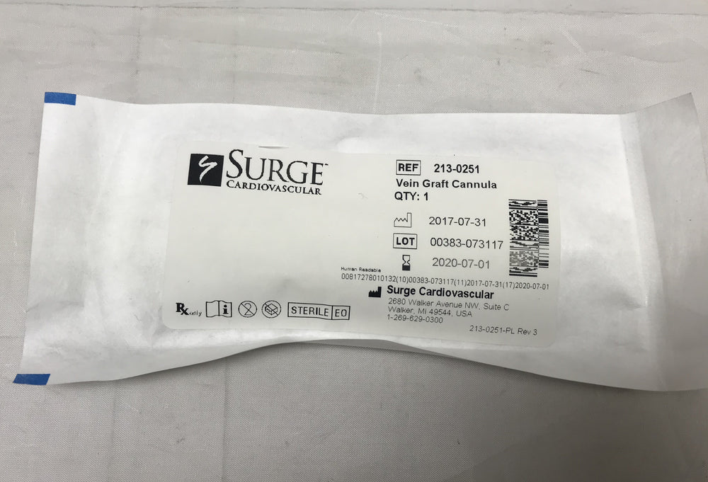 Surge Cardiovascular Vein Graft Cannula