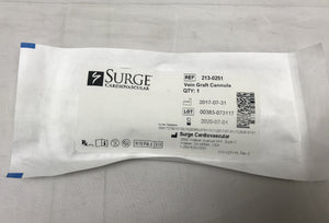 
                  
                    Surge Cardiovascular Vein Graft Cannula
                  
                