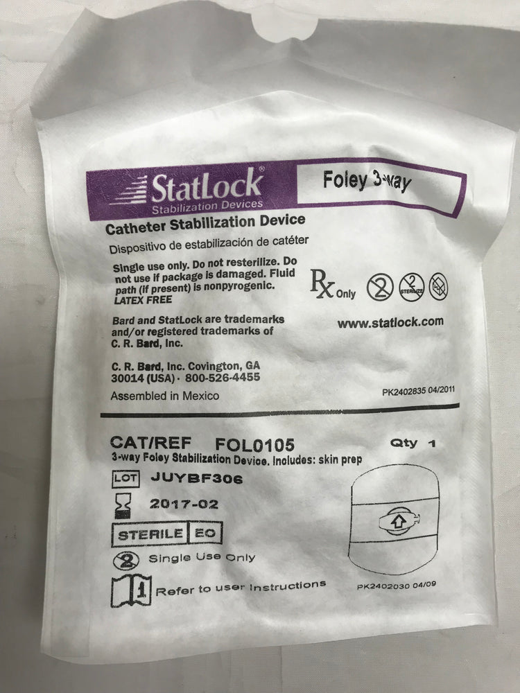 Catheter Stabilization device Foley 3-Way