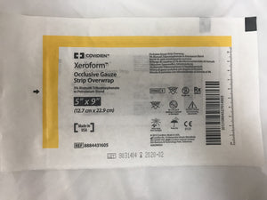 
                  
                    Covidien Xeroform Occlusive Gauze Strip Overwrap
                  
                