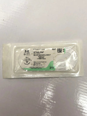 
                  
                    Ethicon Ethilon Black Monofilament Nylon Sutures
                  
                