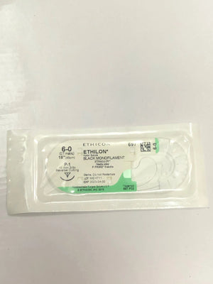 
                  
                    Ethicon Ethilon Black Monofilament Nylon Sutures
                  
                