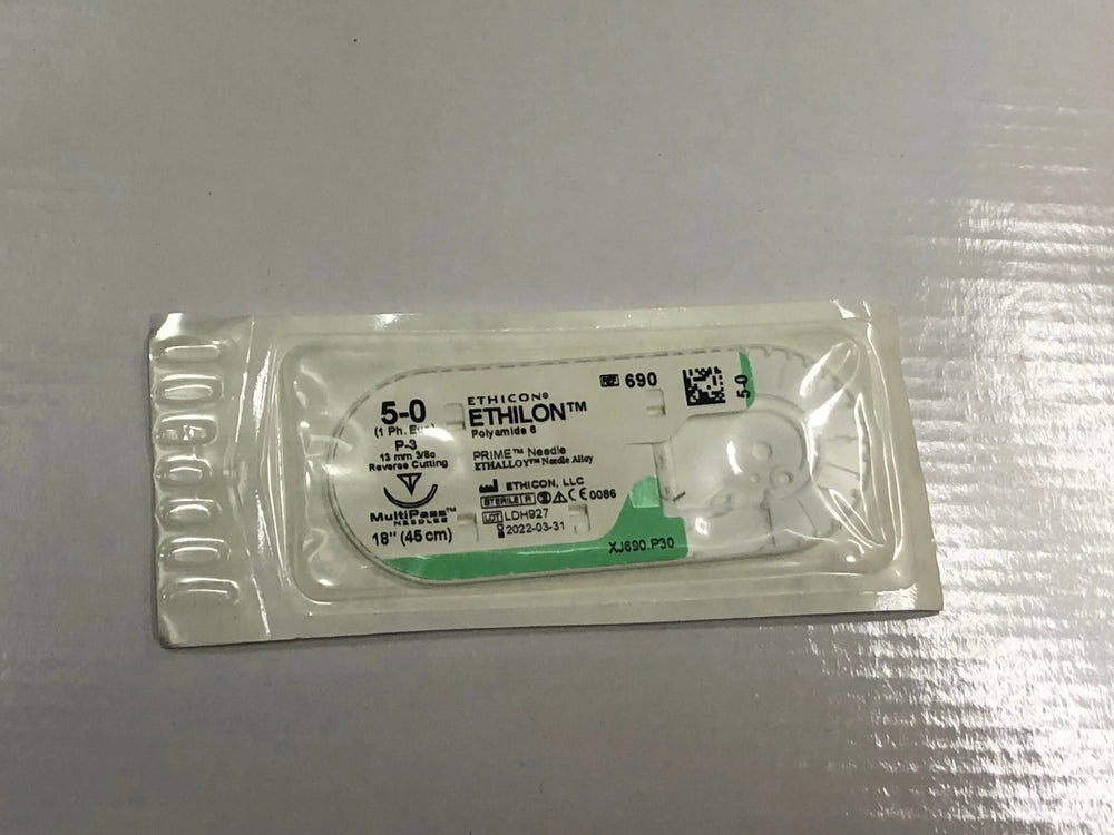 
                  
                    Ethicon Ethilon Black Monofilament Nylon Sutures
                  
                
