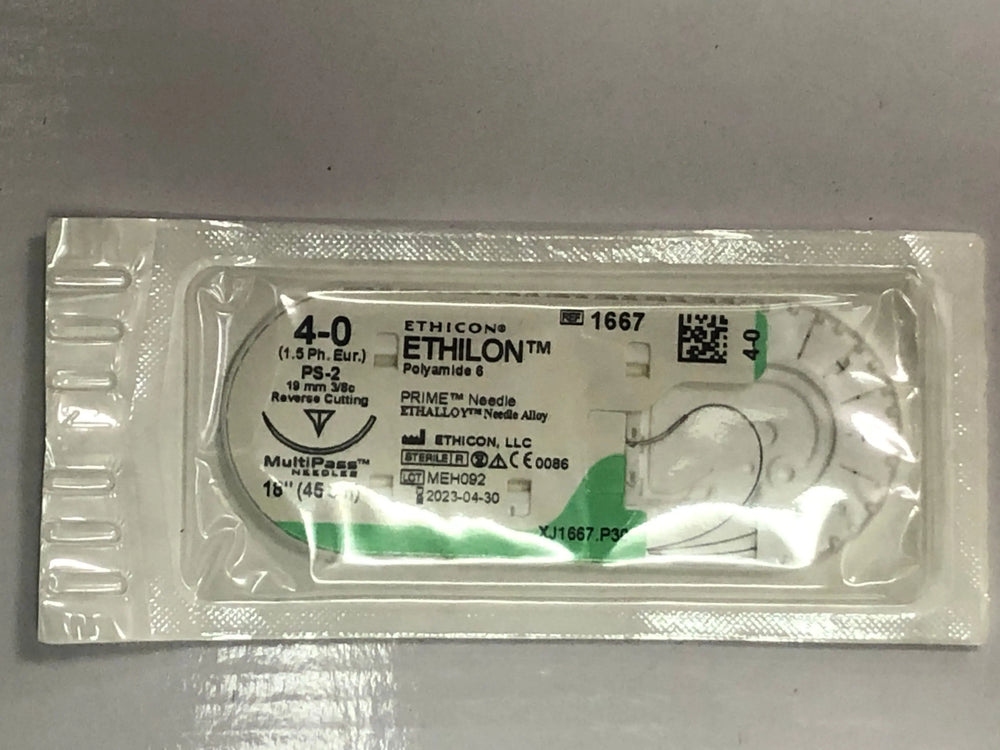
                  
                    Ethicon Ethilon Black Monofilament Nylon Sutures
                  
                