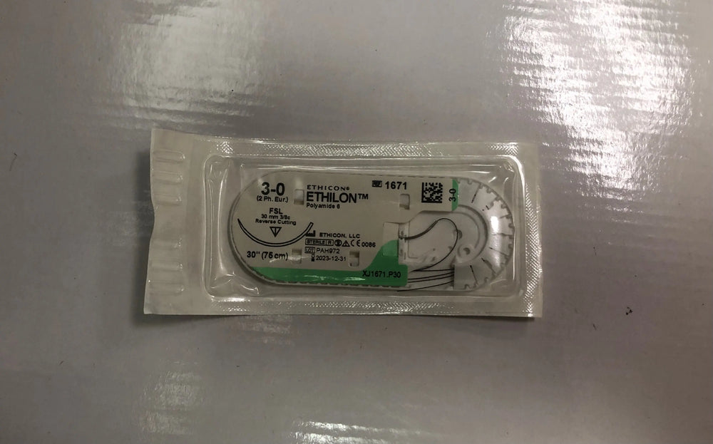 
                  
                    Ethicon Ethilon Black Monofilament Nylon Sutures
                  
                