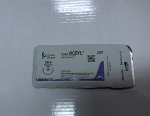 
                  
                    Ethicon Coated Vicryl Sutures, Violet Braided
                  
                