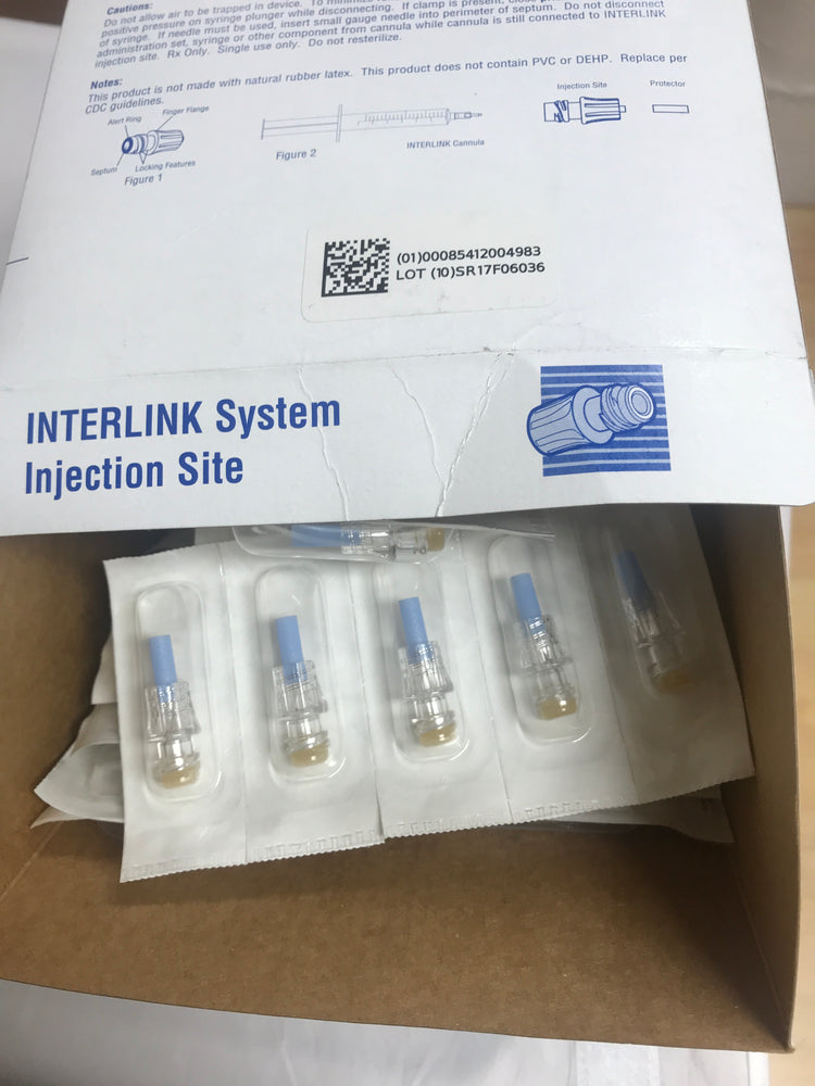
                  
                    Baxter Interlink Injection Site Box
                  
                