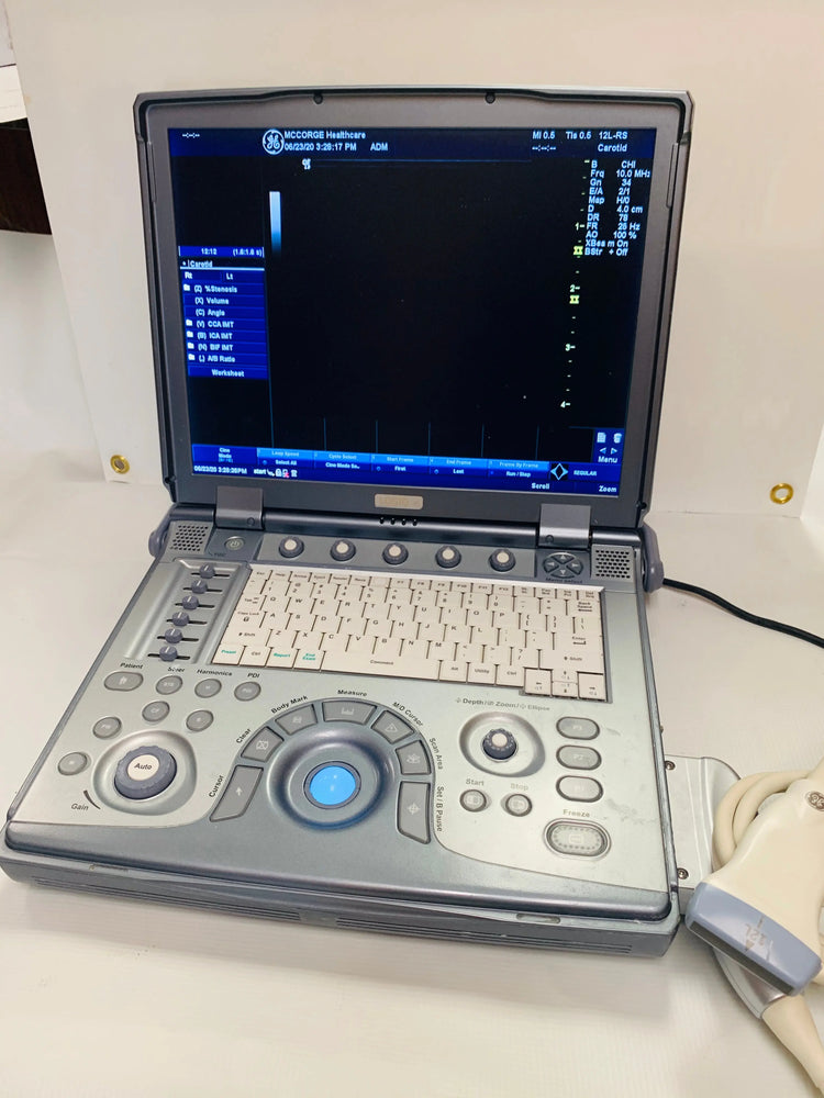 
                  
                    GE Logiq E Ultrasound with 3 probes
                  
                