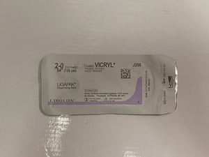 
                  
                    Ethicon Coated Vicryl Sutures, Violet Braided
                  
                