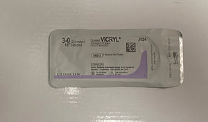 
                  
                    Ethicon Coated Vicryl Sutures, Violet Braided
                  
                