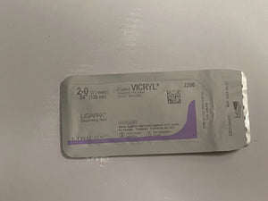 
                  
                    Ethicon Coated Vicryl Sutures, Violet Braided
                  
                