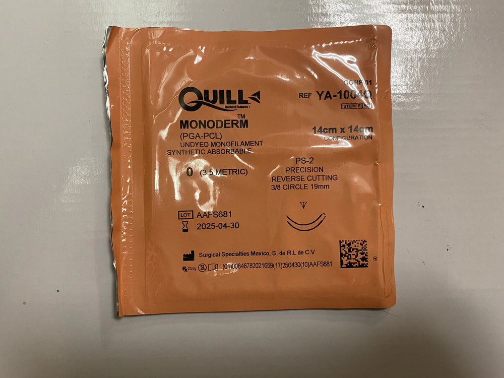 Quill Monoderm undyed monofilament	Suture