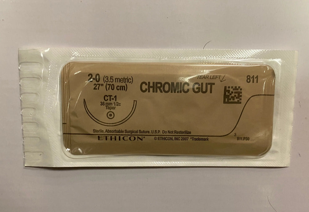 Ethicon Chromic Gut Sutures