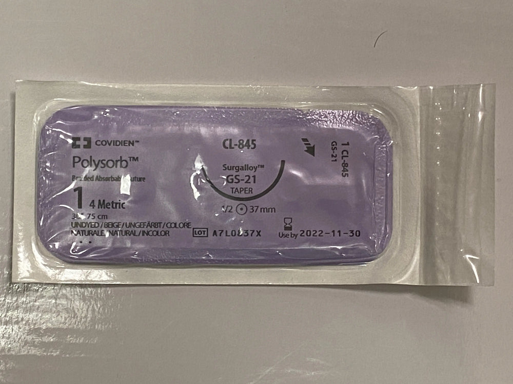 
                  
                    Covidien Polysorb Braided Absorbable Suture
                  
                