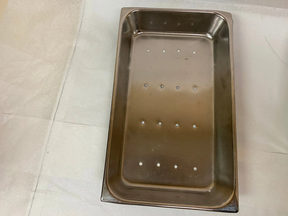 
                  
                    Vollrath 16" Length Stainless Steel Pan with Holes  7416-2 | KMCE-202
                  
                