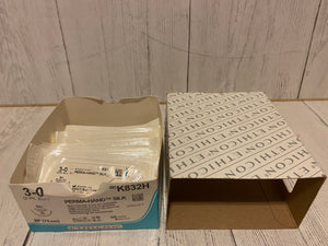 
                  
                    Ethicon - 3-0 Perma-Hand Silk, Black Braided Non-Absorbable Suture - K832H - SOLD INDIVIDUALLY
                  
                