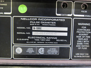 
                  
                    Nellcor N-100 Pulse Oximeter
                  
                