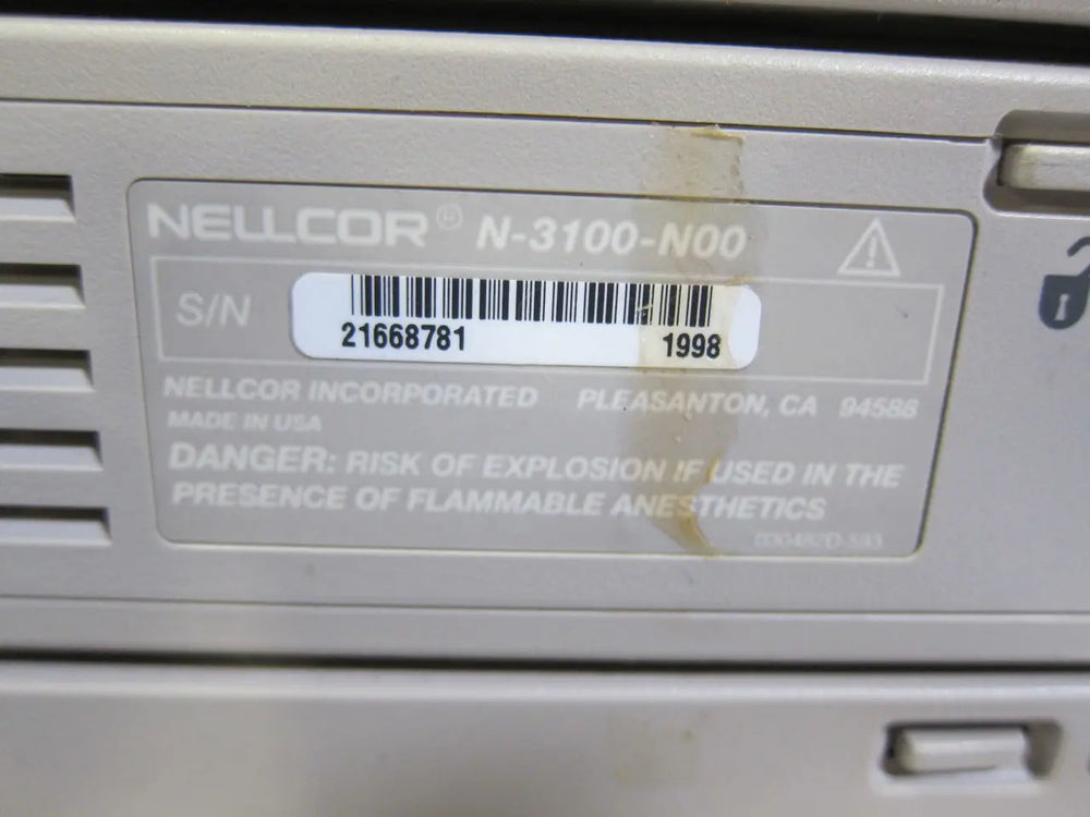 
                  
                    Nellcor Symphony N-3000 Monitor Tower
                  
                
