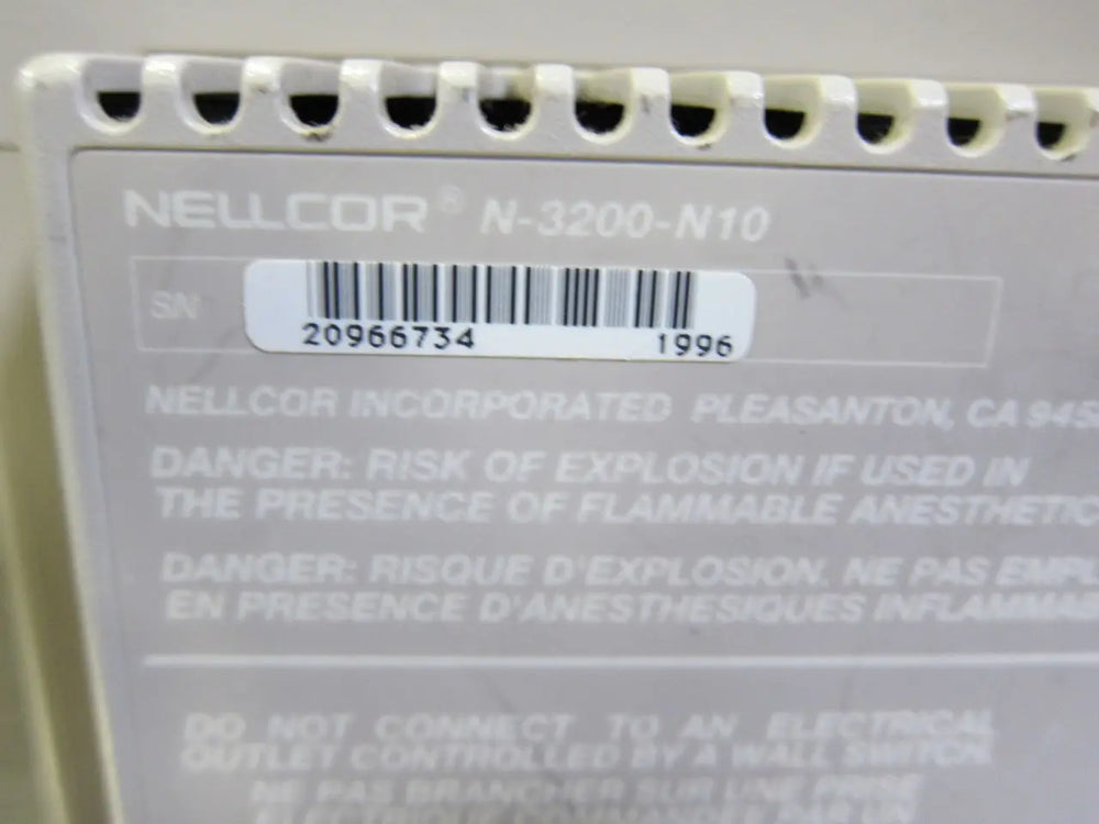 
                  
                    Nellcor Symphony N-3000 Monitor Tower
                  
                