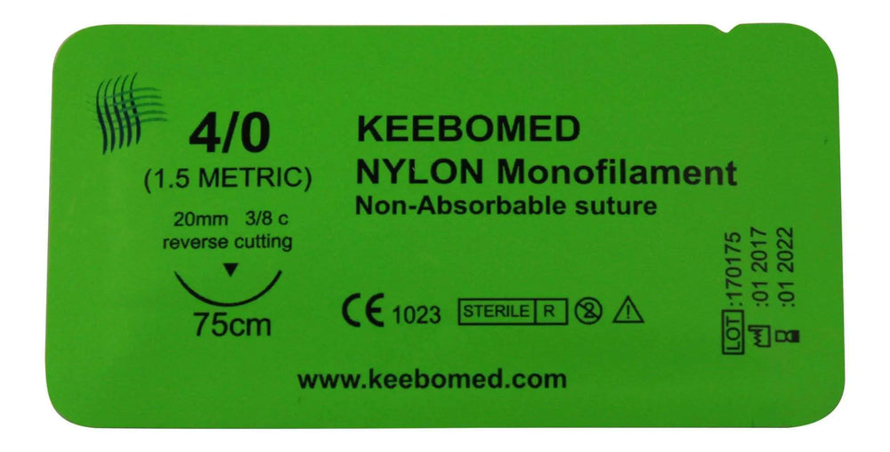 
                  
                    Surgical Sutures Nylon Monofilament | KeeboMed
                  
                