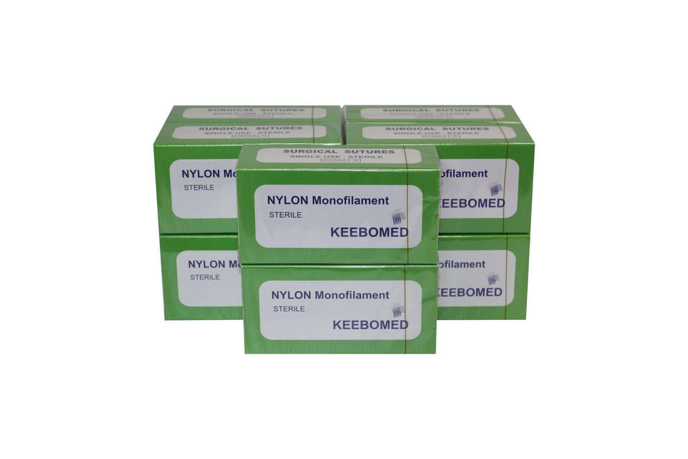 Bulk Quantity 10 Boxes - Surgical Sutures Nylon Monofilament | KeeboMed