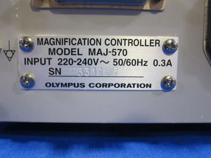 
                  
                    Olympus MAJ-570 Magnification Controller O/R Camera
                  
                
