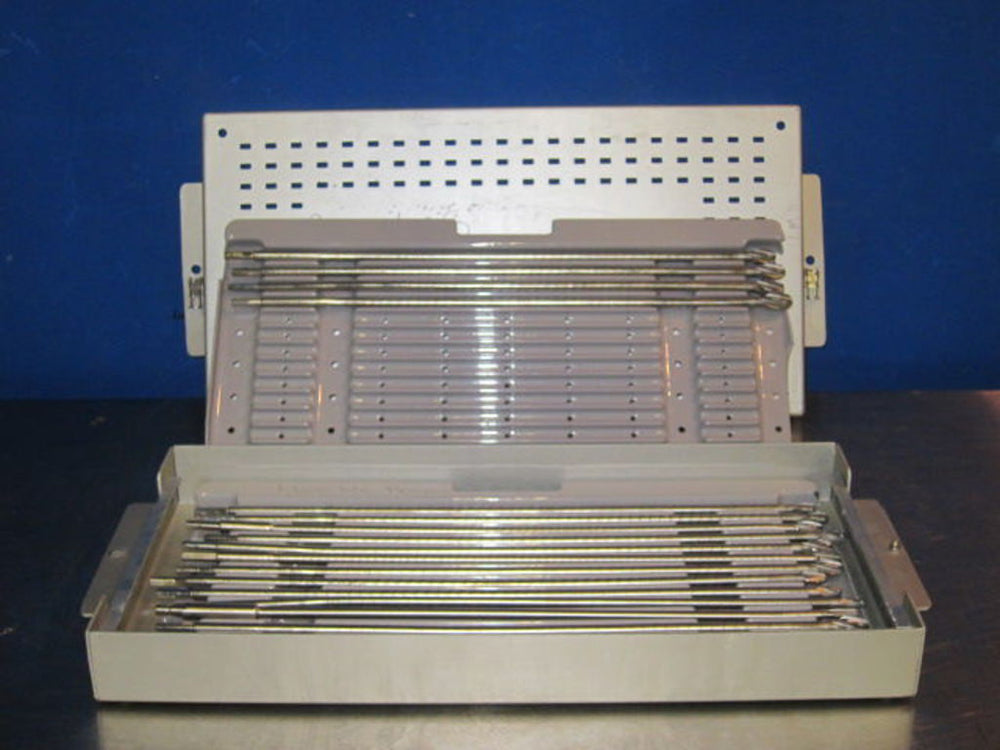 
                  
                    OSTEO RICHARDS MULTISYSTEMS Various Femoral Flexible Reamers In Tray
                  
                