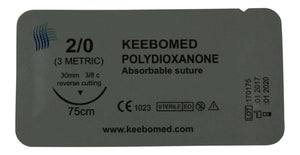 
                  
                    PDS/PDO Polydioxanone Surgical Sutures Single Use | KeeboMed
                  
                
