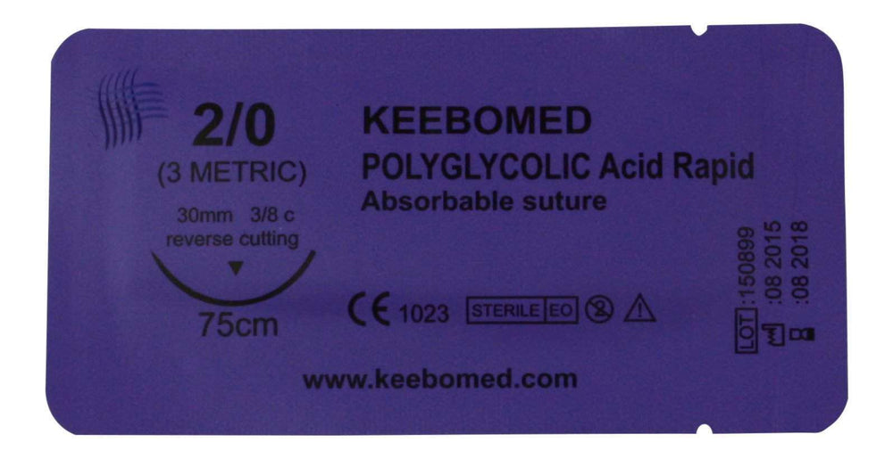 
                  
                    PGAR Polyglycolic Acid Rapid Surgical Sutures | KeeboMed
                  
                