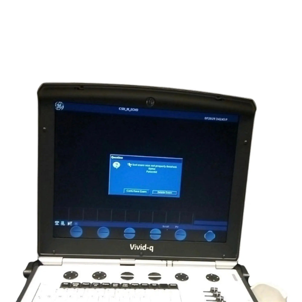 GE Vivid q Portable Ultrasound Machine with 6TCRS Probe | KeeboMed