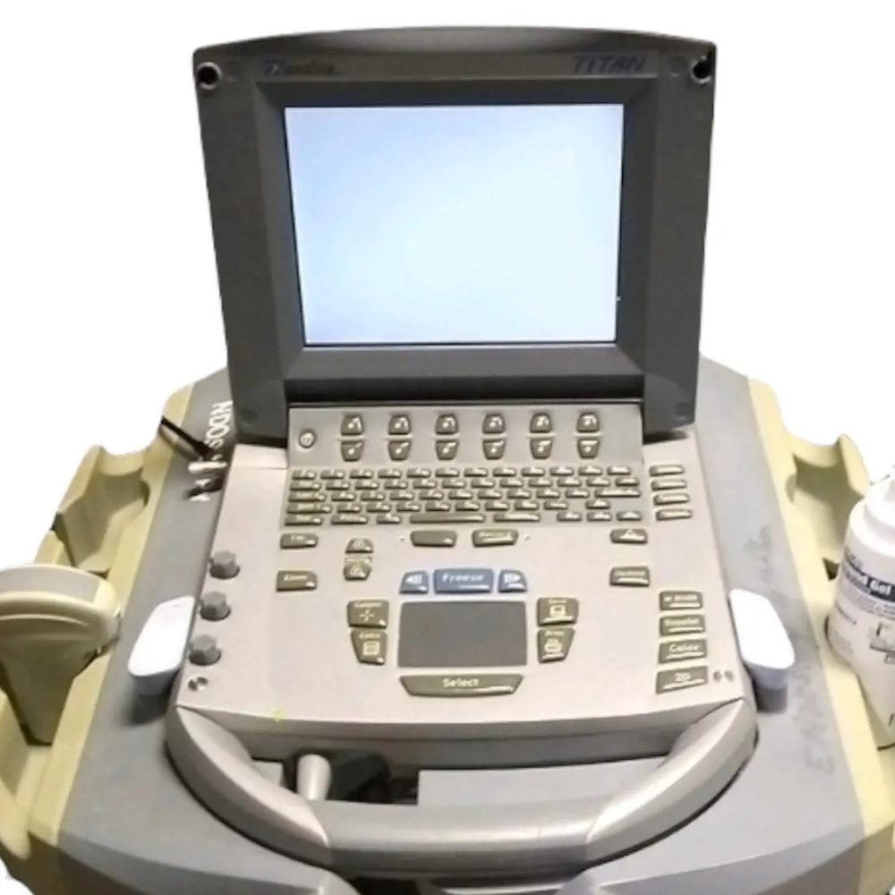 
                  
                    SonoSite Titan Portable Ultrasound Machine with Trolley and C60 Curved Array Probe | KeeboMed Used Ultrasound Machines for Sale
                  
                