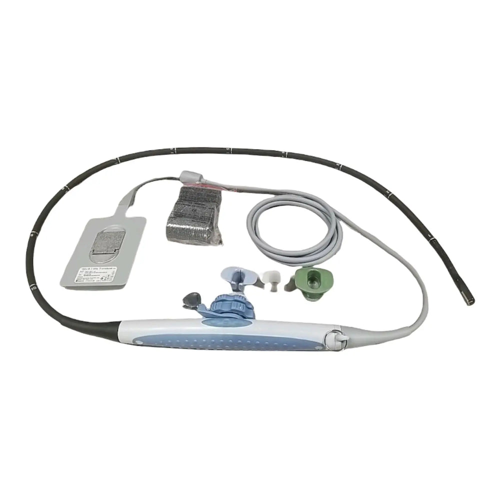 Used Sonosite TEEx Transesophageal Ultrasound Probe Scan depth 18cm Field of View 360º 3-8MHz Frequency Range Compatible with SonoSite M-Turbo and SonoSite Edge Ultrasound Machines. | KeeboMed Used Ultrasound Machine Accessories and Probes