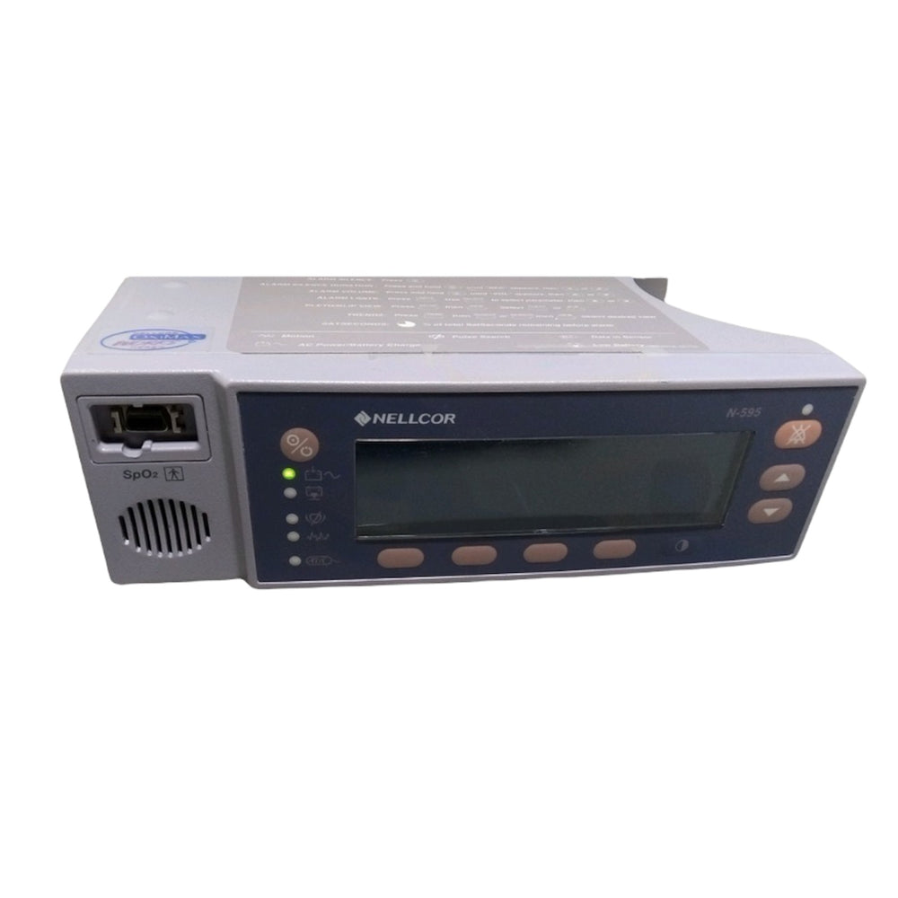 
                  
                    Nellcor N-595 OxiMax Pulse Oximeter | KeeboMed Used Medical Equipment
                  
                