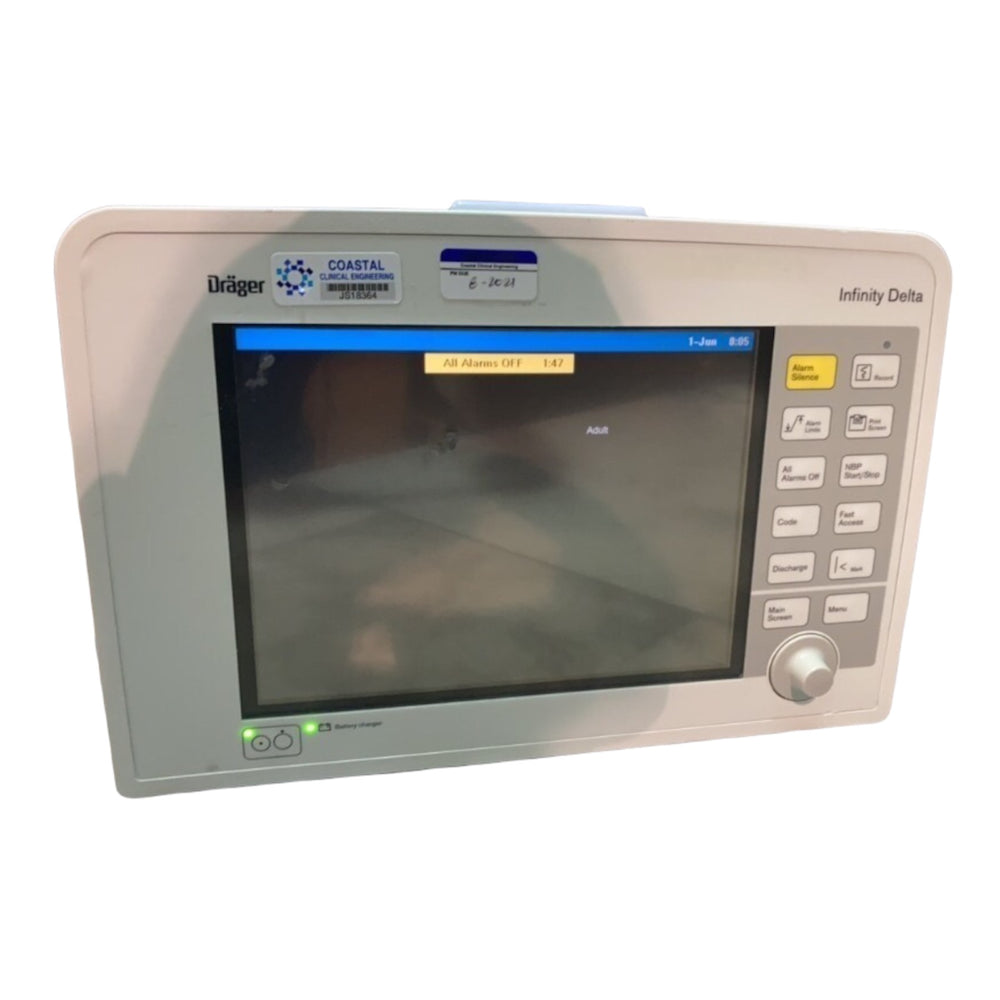 
                  
                    Used Draeger Infinity Delta Patient Monitor for sell | KeeboMed Used Medical Equipment
                  
                