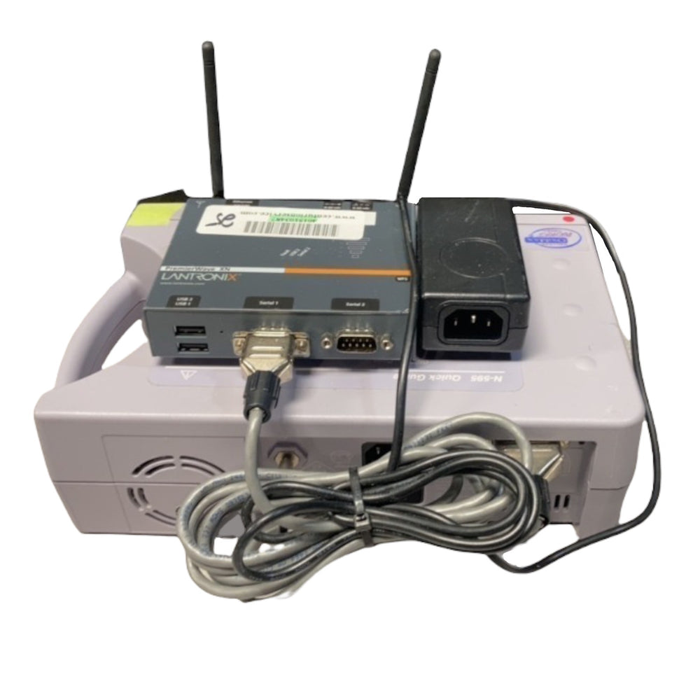 
                  
                    Nellcor N-595 OxiMax Pulse Oximeter With Serial To Ethernet Device Server | KeeboMed
                  
                