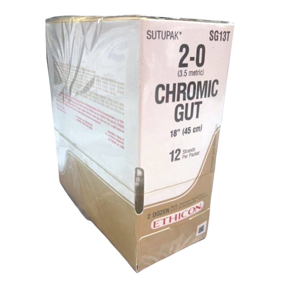 
                  
                    Ethicon 2-0 Chromic Gut Absorbable Surgical Suture | KeeboMed 
                  
                