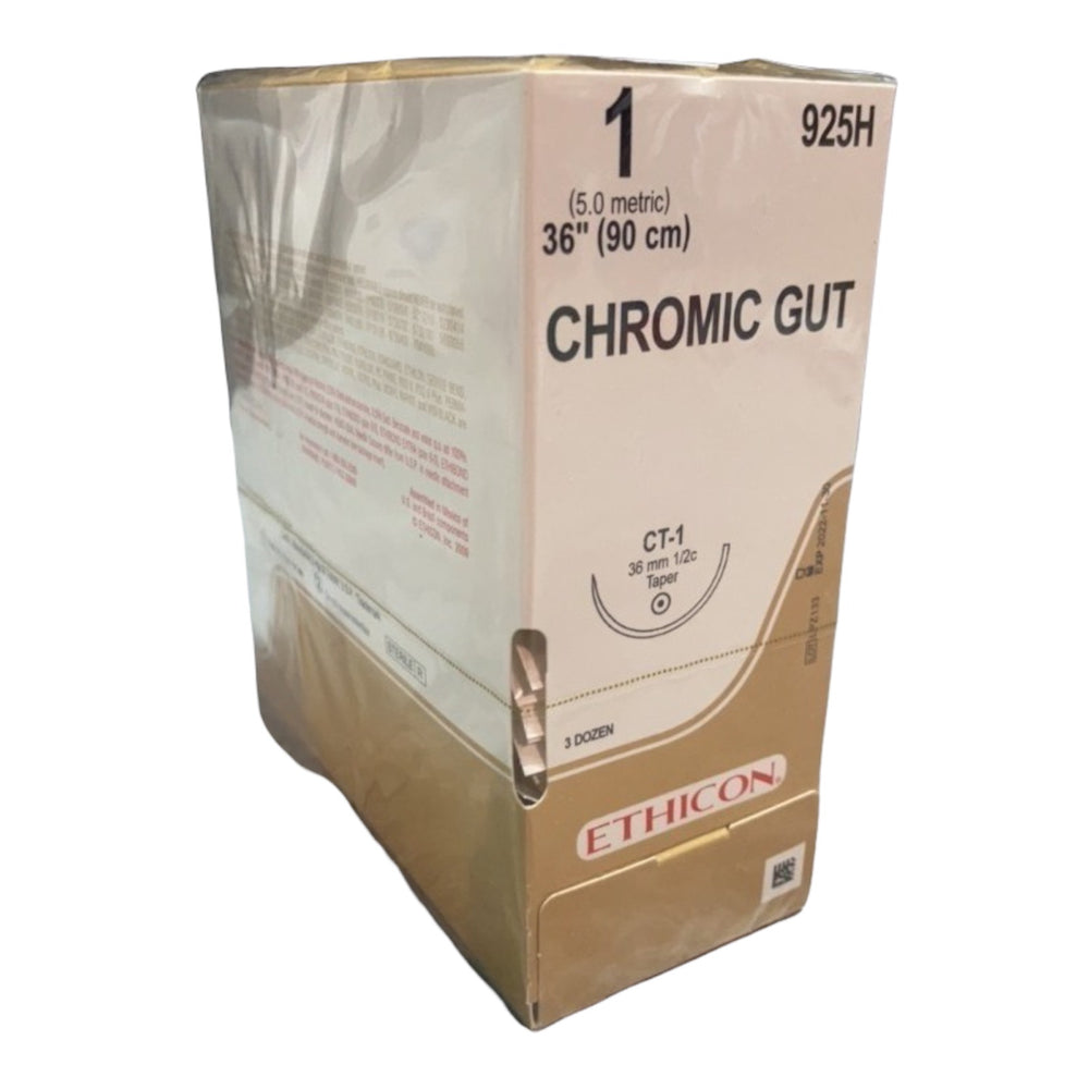 Ethicon Absorbable Chromic Gut Size 1 Sutures | KeeboMed